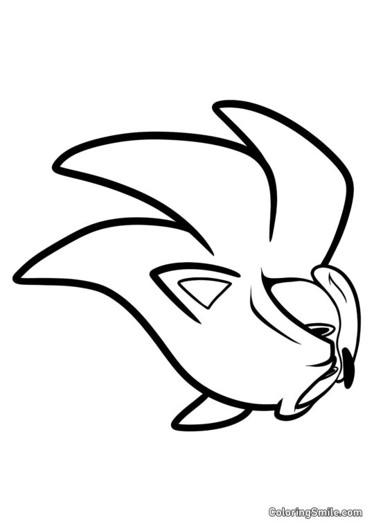 Super Sonic - Página para Colorear