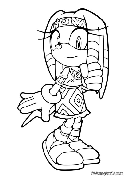 Tikal - Página para Colorear