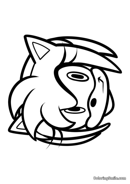 Amy Rose - Página para Colorear