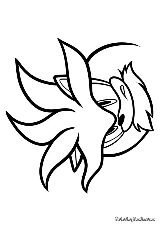 Erizo Silver - Página para Colorear