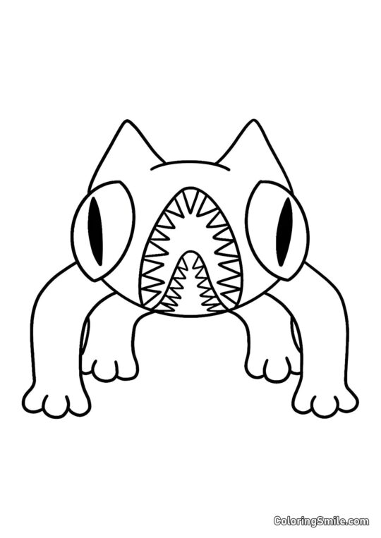 Lazcat del jardín de Banban Lazcat del jardín de Banban - Página para Colorear