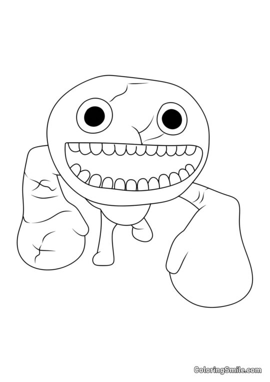 Monstruo gigante Jumbo Josh Monstruo gigante Jumbo Josh - Página para Colorear