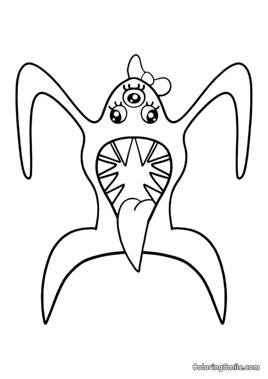 Hermosa Nabnalina del jardín de Banban Hermosa Nabnalina del jardín de Banban - Página para Colorear