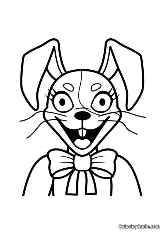 Vanessa (Vanny) de FNAF 9 Security Breach - Página para Colorear