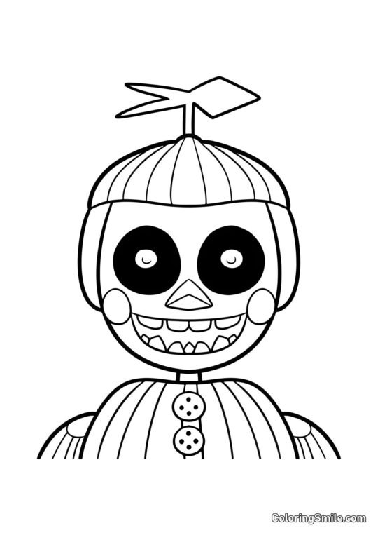 Chico Globo Fantasma - Página para Colorear