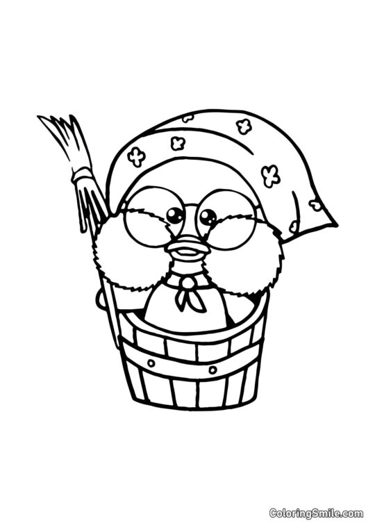 Lalafanfan Baba Yaga Lalafanfan Baba Yaga - Página para Colorear