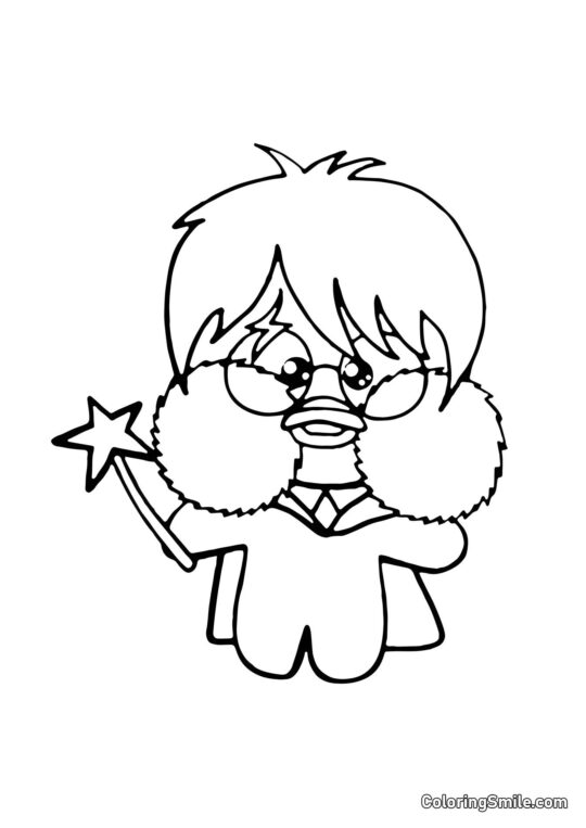 Lalafanfan Harry Potter Lalafanfan Harry Potter - Página para Colorear