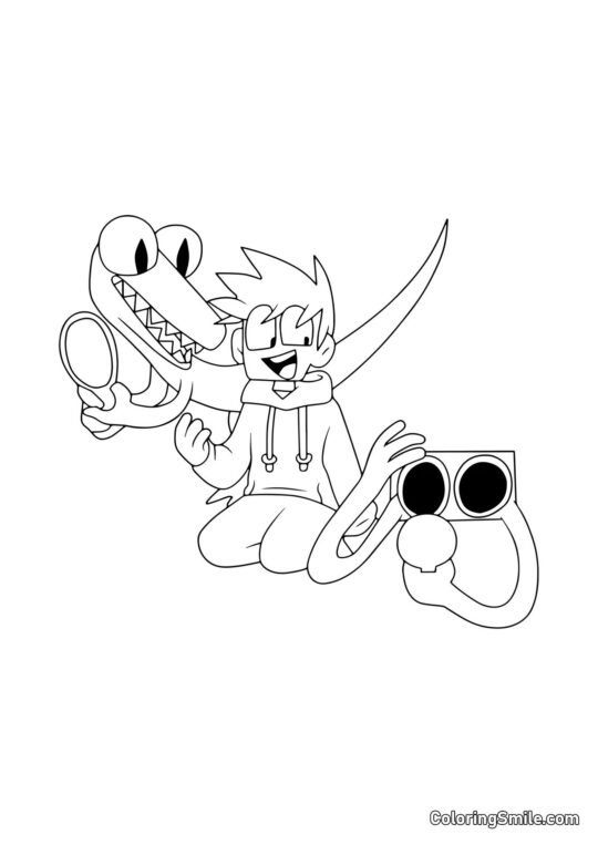 Naranja y Púrpura con un jugador Naranja y Púrpura con un jugador - Página para Colorear