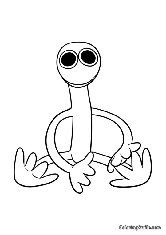 Púrpura lindo Púrpura lindo - Página para Colorear