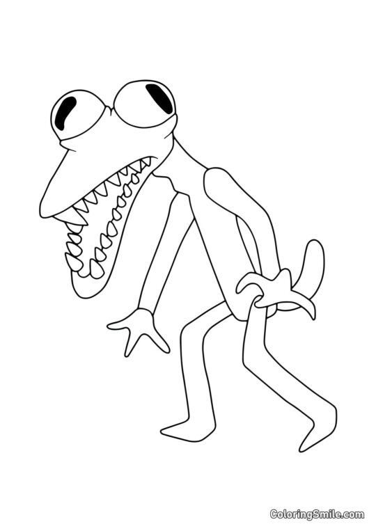 Naranja de Roblox Naranja de Roblox - Página para Colorear