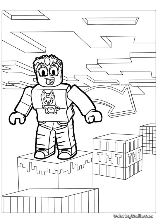 Roblox Minecraft Roblox Minecraft - Página para Colorear