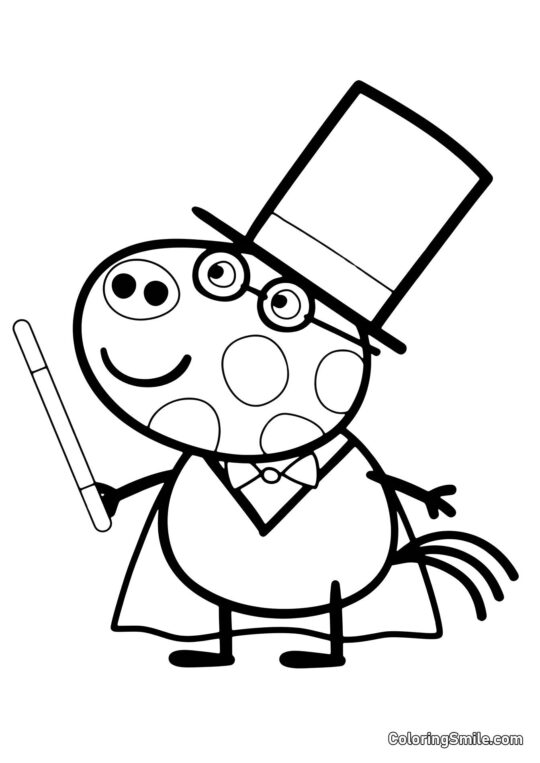 La Magia de Pedro - Página para Colorear