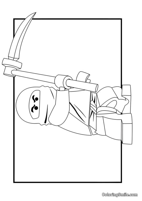 Ninjago Cole - Página para Colorear
