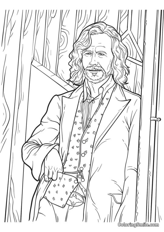 Sirius Black Sirius Black - Página para Colorear