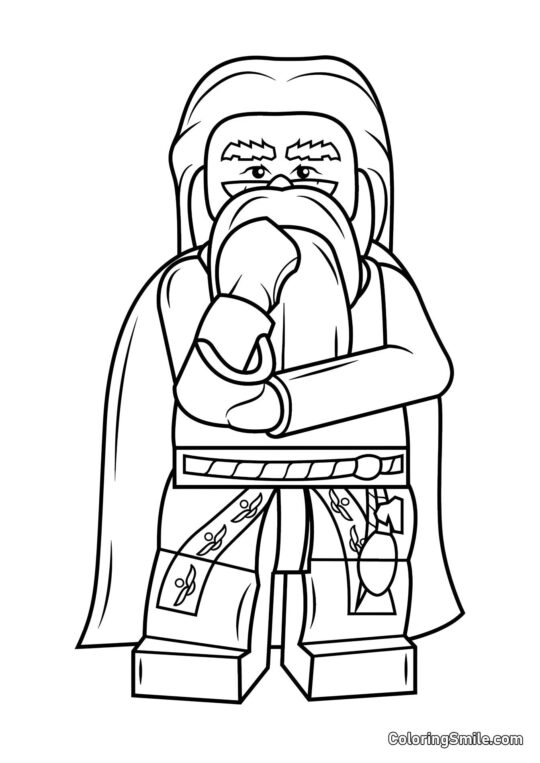 LEGO Dumbledore LEGO Dumbledore - Página para Colorear