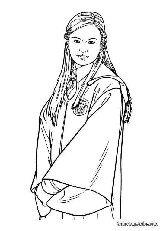 Cho Chang – el primer amor de Harry Potter Cho Chang – el primer amor de Harry Potter - Página para Colorear