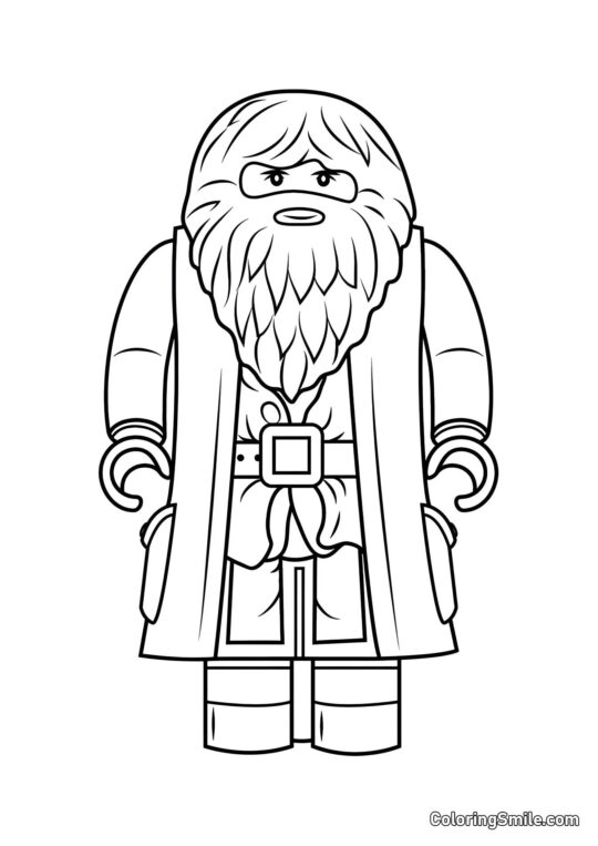 LEGO Hagrid LEGO Hagrid - Página para Colorear