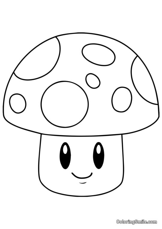Sol-Champiñón de Plants vs. Zombies Sol-Champiñón de Plants vs. Zombies - Página para Colorear