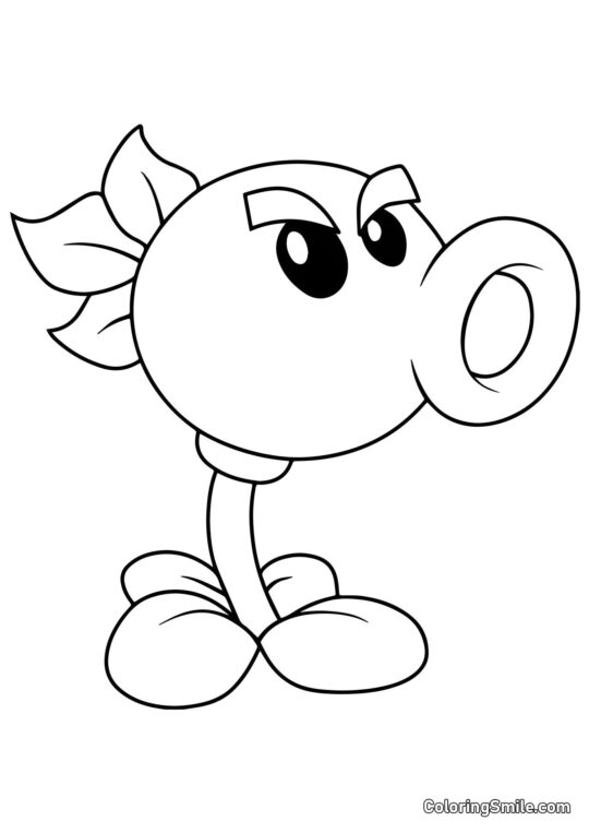 Repetidor de Plants vs. Zombies Repetidor de Plants vs. Zombies - Página para Colorear