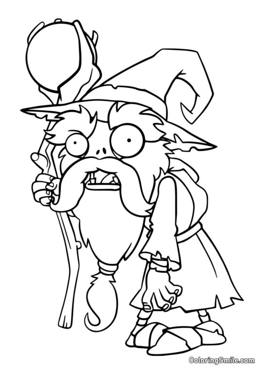 Zombie Mago Quasar Zombie Mago Quasar - Página para Colorear