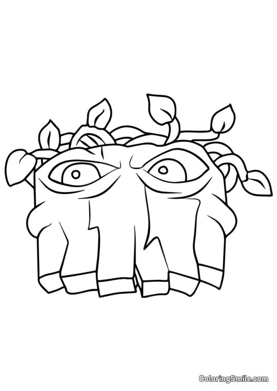 Desenterrador de Plantas vs. Zombies Desenterrador de Plantas vs. Zombies - Página para Colorear