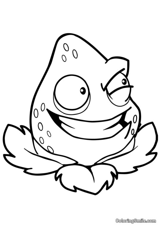 Explode-O-Nuez de Plants vs. Zombies Explode-O-Nuez de Plants vs. Zombies - Página para Colorear