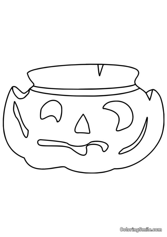 Calabaza de Plants vs. Zombies Calabaza de Plants vs. Zombies - Página para Colorear