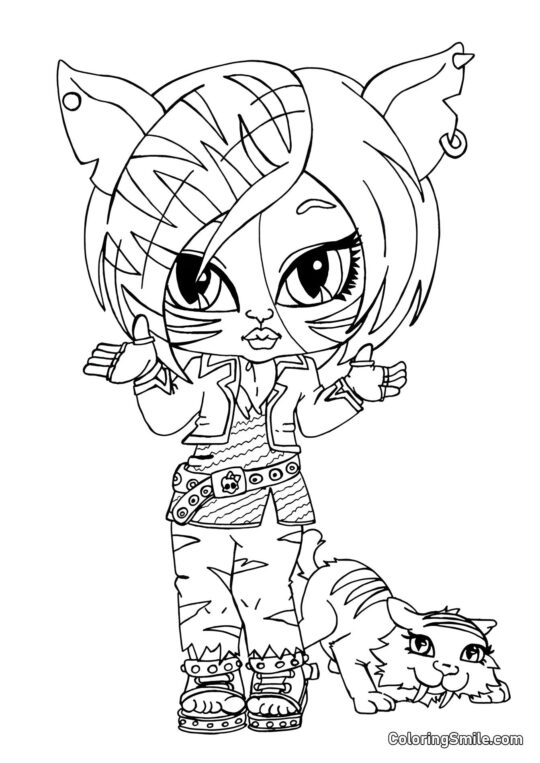 Pequeña Toralei Stripe - Página para Colorear