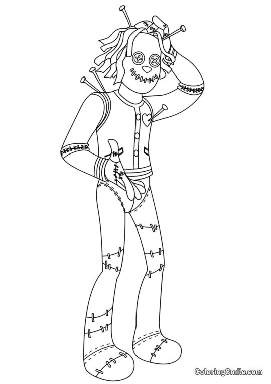 Hoodude Voodoo - Página para Colorear