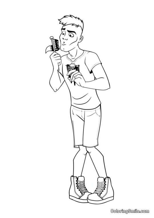 Sloumen - Página para Colorear