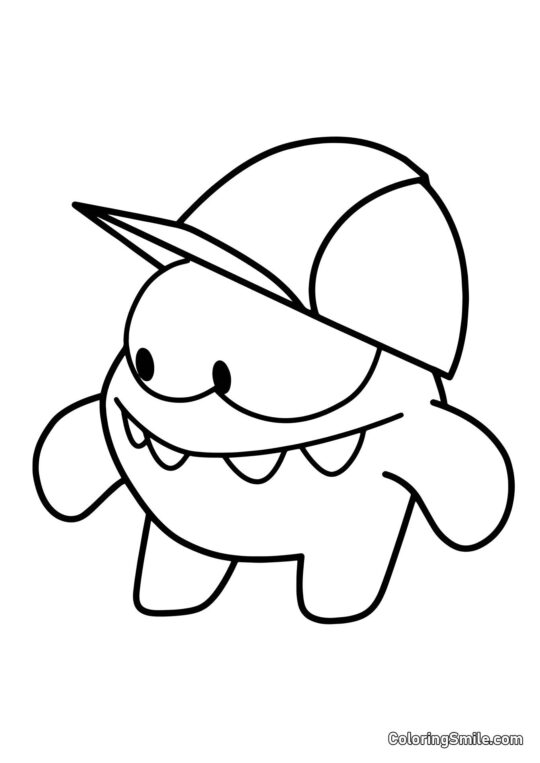 Om Nom Constructor Om Nom Constructor - Página para Colorear