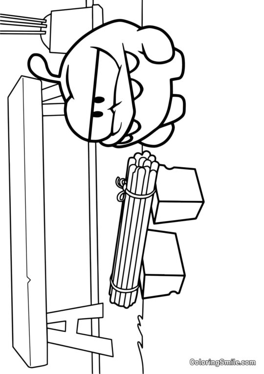 Om Nom Enseñando Kung Fu Om Nom Enseñando Kung Fu - Página para Colorear