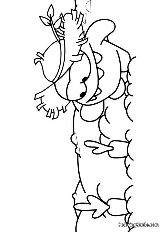 Om Nom Granjero Om Nom Granjero - Página para Colorear