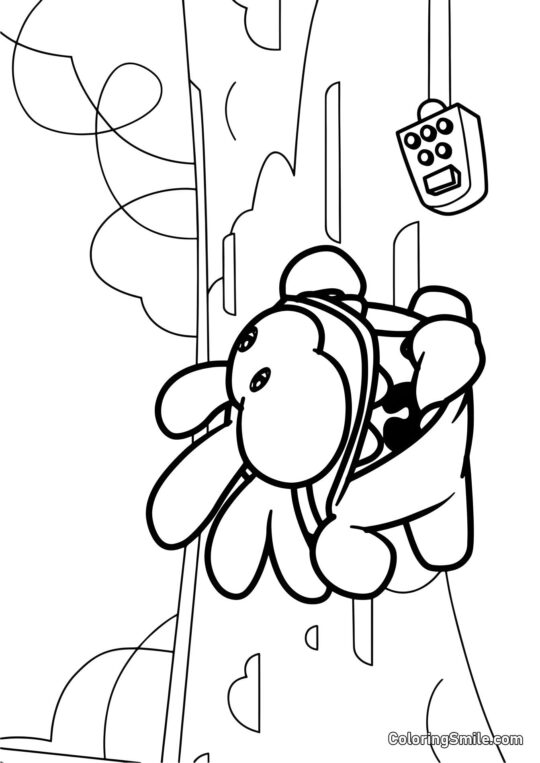 Super Nom con un Control Remoto Super Nom con un Control Remoto - Página para Colorear