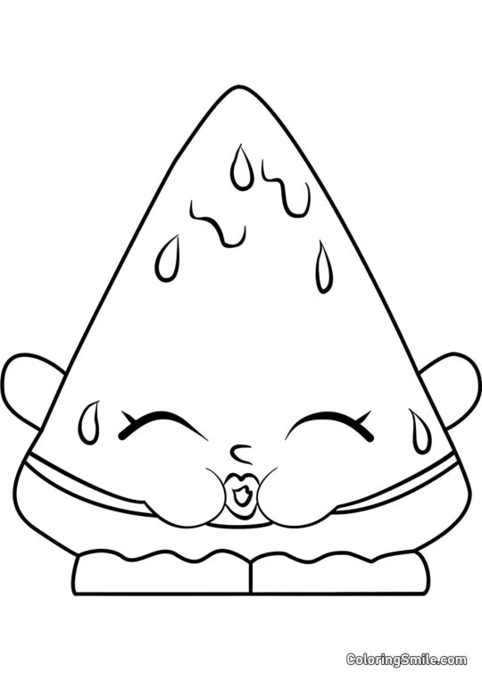 Shopkins Melonie Pips Shopkins Melonie Pips - Página para Colorear