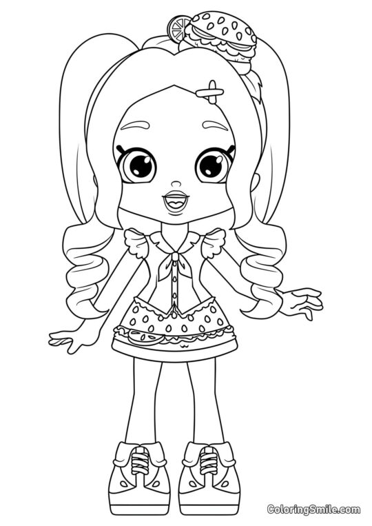 Chelsea Cheeseburger Chelsea Cheeseburger - Página para Colorear