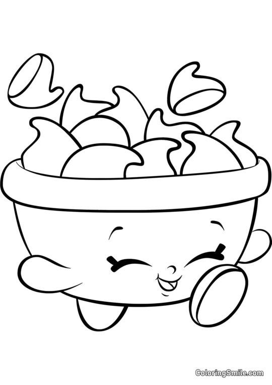 Shopkins Papas Shopkins Papas - Página para Colorear