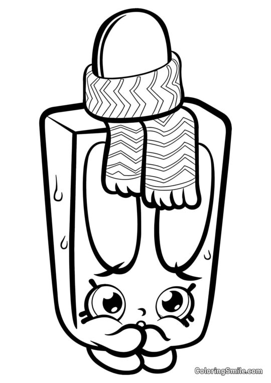 Shopkins Paletas Heladas Shopkins Paletas Heladas - Página para Colorear