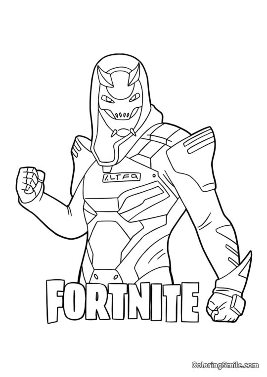 Fortnite Vendetta - Página para Colorear