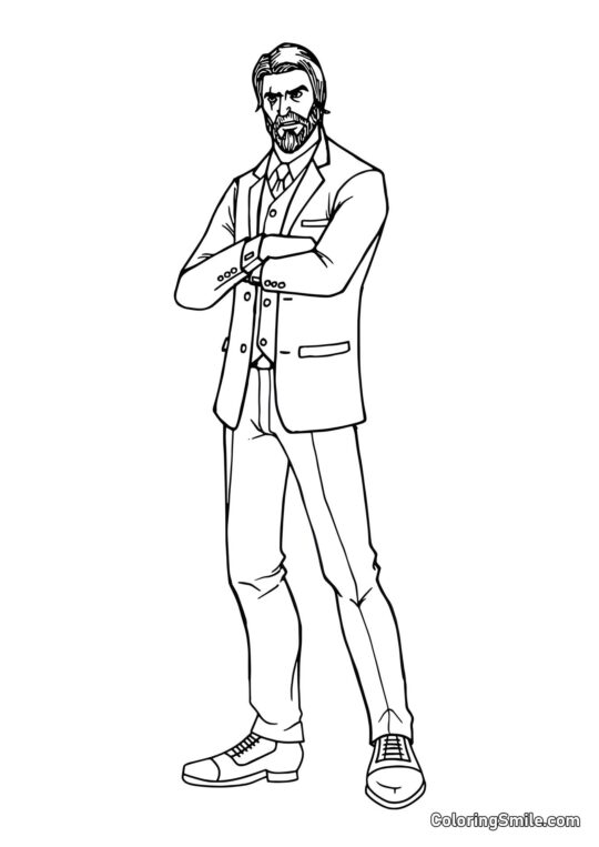 Fortnite Segador de Almas - Página para Colorear