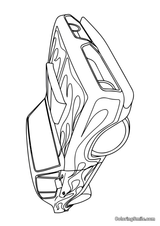 Dodge Hot Wheels - Página para Colorear