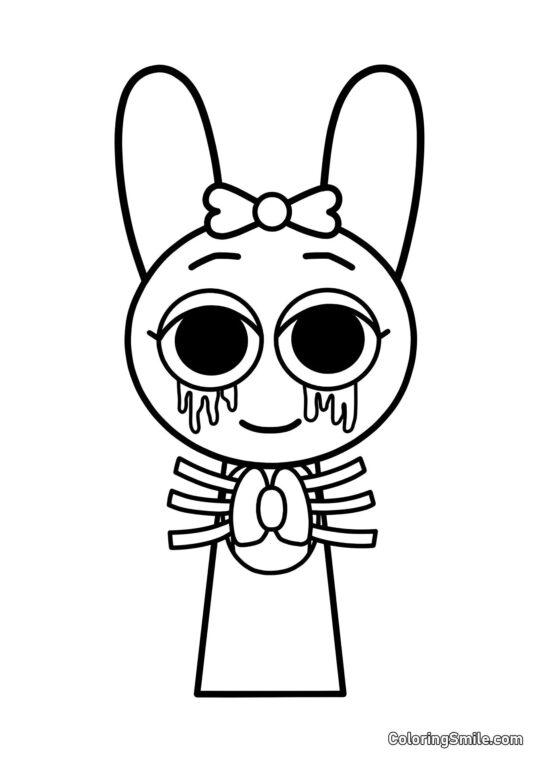 Horror Pinky - Página para Colorear