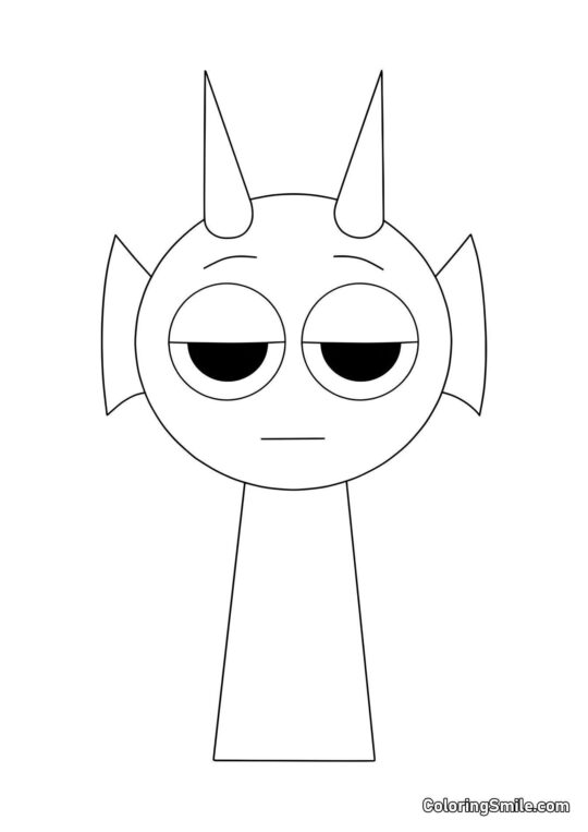 Sprunk Derpl - Página para Colorear