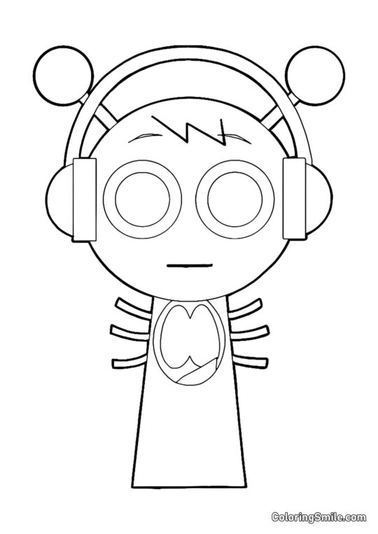 Horror Sprunk Oren - Página para Colorear