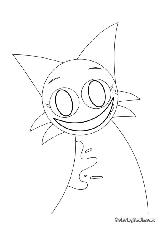 Horror Sprunki Venda - Página para Colorear