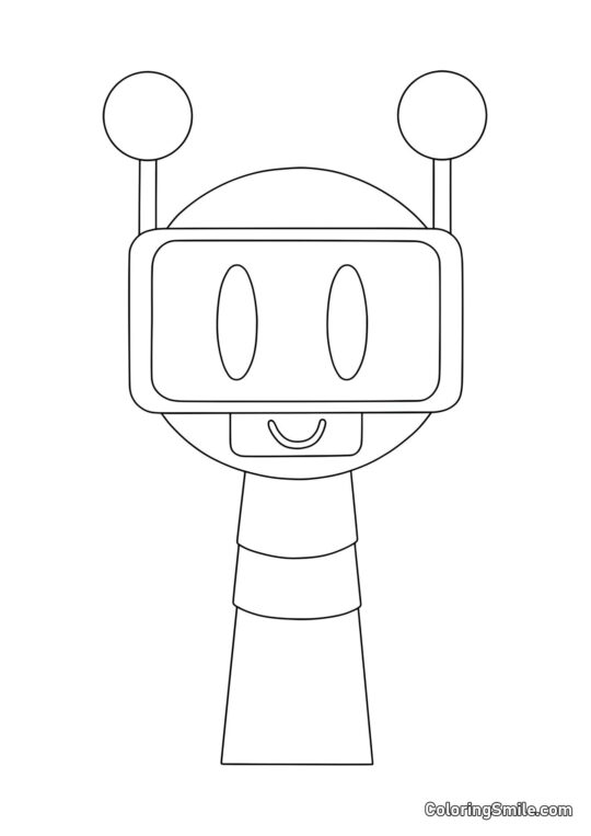 Sprunk Bot Alegre - Página para Colorear