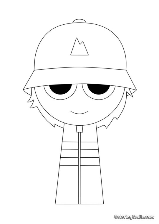 Sprunk El Cool P Extra - Página para Colorear