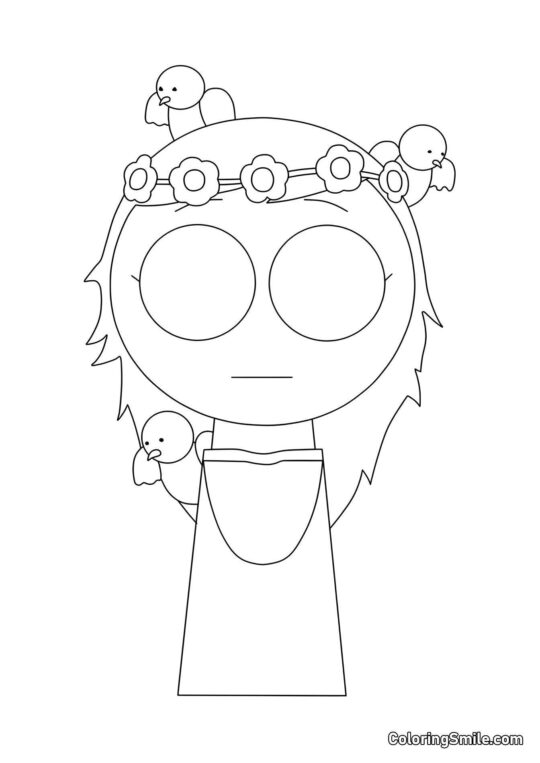 Sprunk Rosa Extra - Página para Colorear