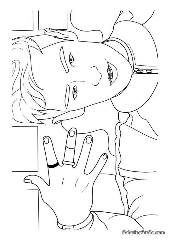 Thanos de Squid Game 2 - Página para Colorear