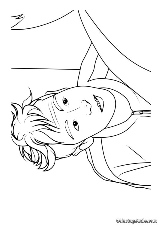 Choi Su Bong (Thanos) de Squid Game 2 - Página para Colorear